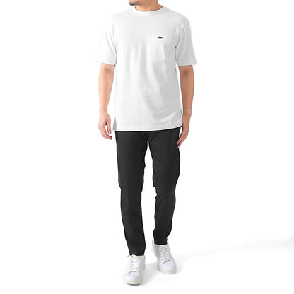Lacoste ラコステ 鹿の子地 胸ポケット ロゴパッチ ピケ Tシャツ TH073EL 半袖Tシャツ メンズ