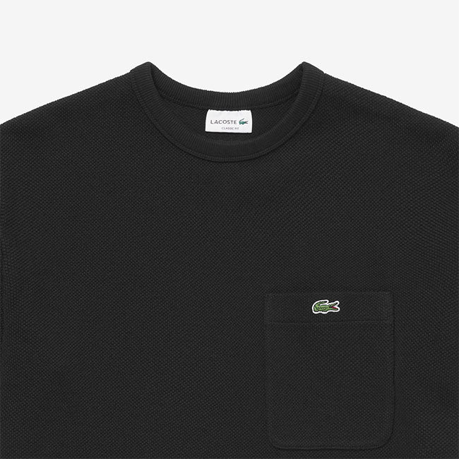 Lacoste ラコステ 鹿の子地 胸ポケット ロゴパッチ ピケ Tシャツ TH073EL 半袖Tシャツ メンズ