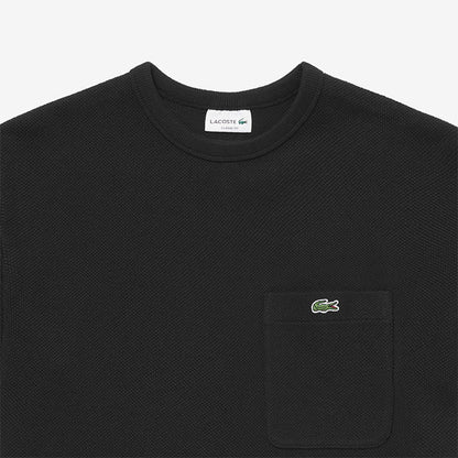 Lacoste ラコステ 鹿の子地 胸ポケット ロゴパッチ ピケ Tシャツ TH073EL 半袖Tシャツ メンズ