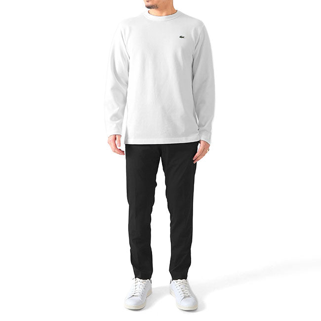 Lacoste ラコステ 鹿の子地 ロゴパッチ ピケ ロンT TH074EL 長袖Tシャツ メンズ