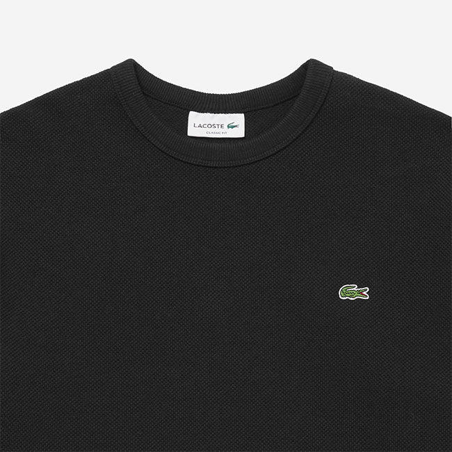 Lacoste ラコステ 鹿の子地 ロゴパッチ ピケ ロンT TH074EL 長袖Tシャツ メンズ