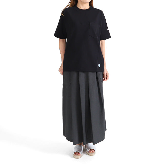 ORCIVAL オーシバル 胸ポケット Tシャツ 無地 ボーダー RC-9166 半袖Tシャツ (レディース)