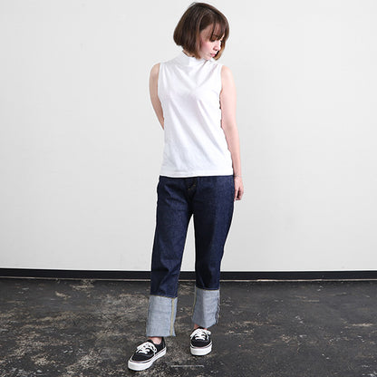FilMelange フィルメランジェ ETHEL エセル モックネック ノースリーブTシャツ カットソー タンクトップ (レディース)