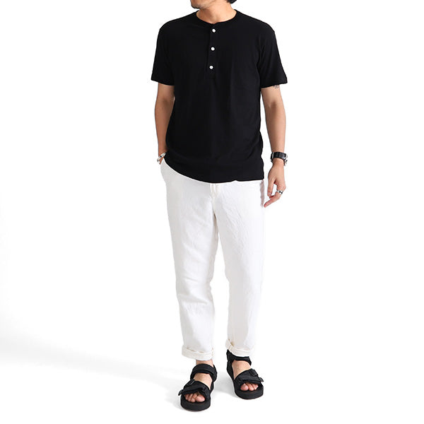 FilMelange フィルメランジェ HENRI アンリ ヘンリーネックTシャツ (メンズ)