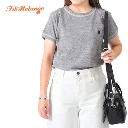 FilMelange フィルメランジェ ELMES エルムズ ロゴ刺繍 Tシャツ (メンズ レディース)