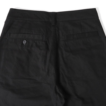 Still By Hand スティルバイハンド コットンカルゼ 裏起毛パンツ PT0194 メンズ