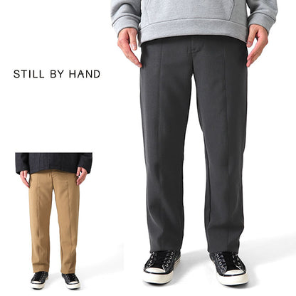 Still By Hand スティルバイハンド ダブルクロス イージーパンツ PT0494 ジャージーパンツ メンズ