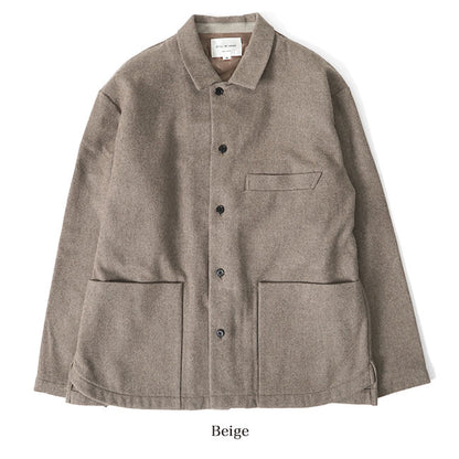 Still By Hand スティルバイハンド メルトン ワークジャケット BL0494 ウールジャケット メンズ