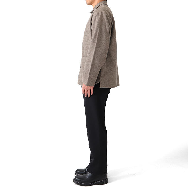 Still By Hand スティルバイハンド メルトン ワークジャケット BL0494 ウールジャケット メンズ