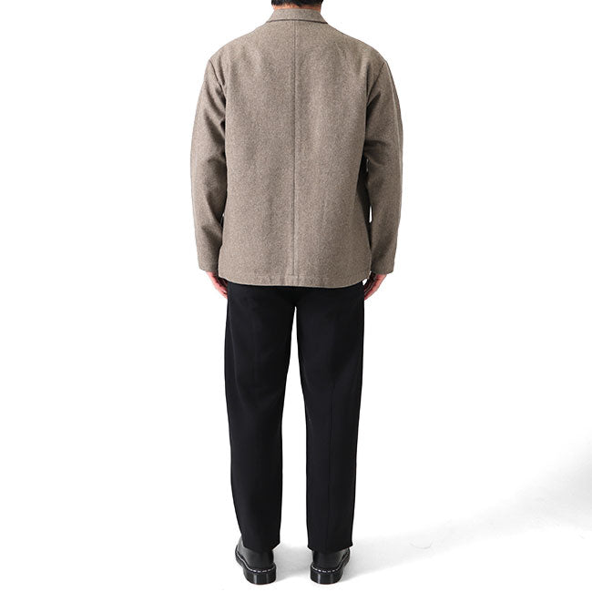 Still By Hand スティルバイハンド メルトン ワークジャケット BL0494 ウールジャケット メンズ