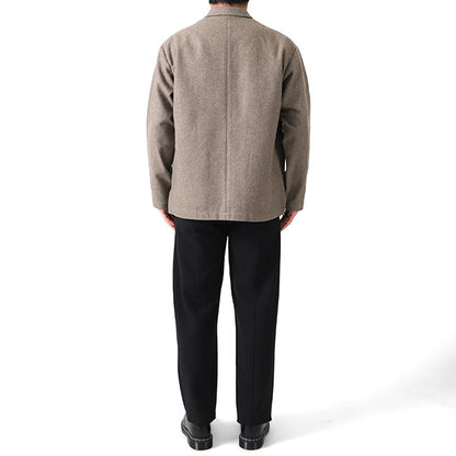 Still By Hand スティルバイハンド メルトン ワークジャケット BL0494 ウールジャケット メンズ