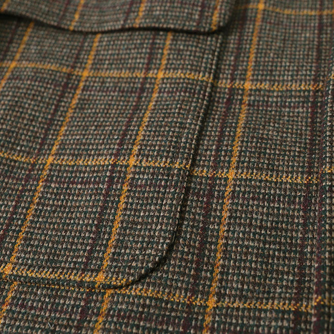 Still By Hand スティルバイハンド ツイードライク チェック フードコート CO0394 ダッフルコート メンズ