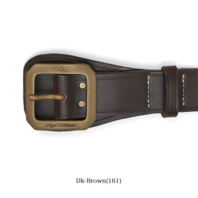 Nigel Cabourn ナイジェルケーボン クロムエクセル アーミー レザーベルト 64010 メンズ