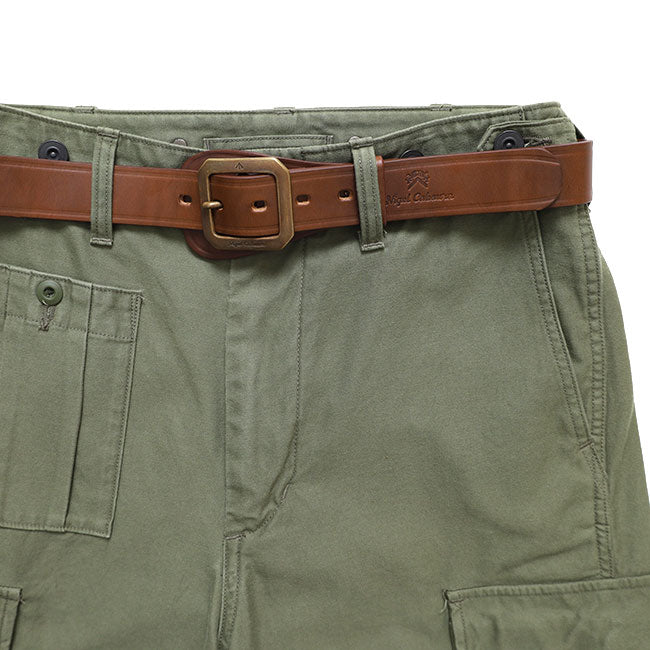 Nigel Cabourn ナイジェルケーボン クロムエクセル アーミー レザーベルト 64010 メンズ