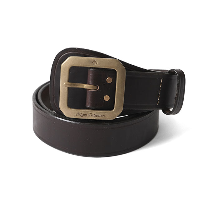 Nigel Cabourn ナイジェルケーボン クロムエクセル アーミー レザーベルト 64010 メンズ