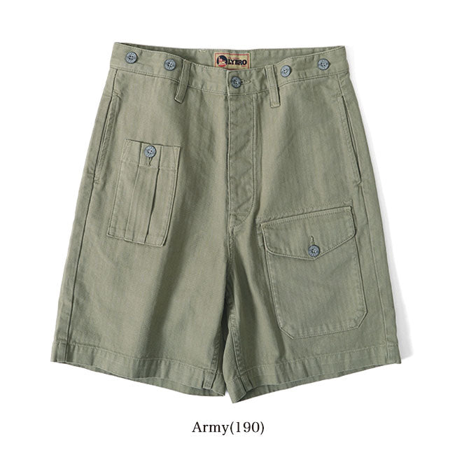 Nigel Cabourn LYBRO ナイジェルケーボン ライブロ ガーメントダイ ブリティッシュ ショーツ 80401351000 ショートパンツ (メンズ)
