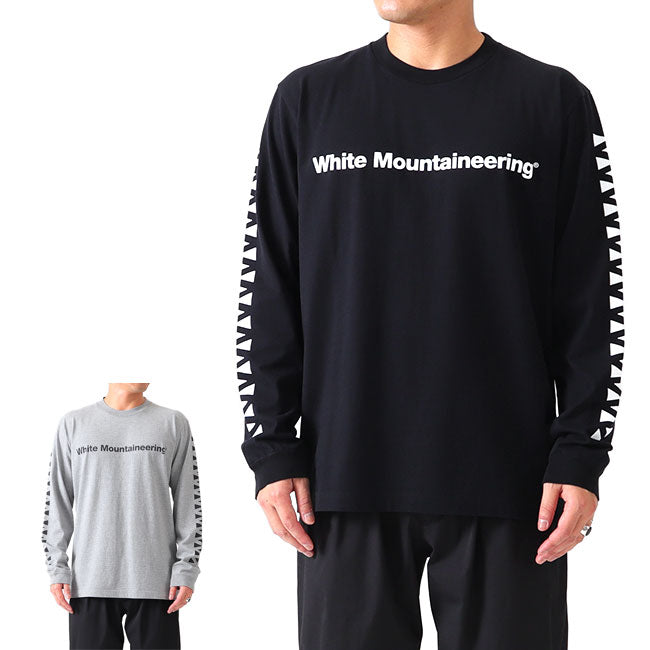 White Mountaineering LOGO PRINTED LONG SLEEVES T-SHIRT RW2171503
