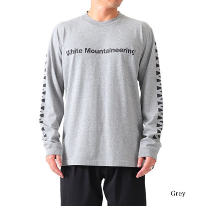 White Mountaineering LOGO PRINTED LONG SLEEVES T-SHIRT RW2171503