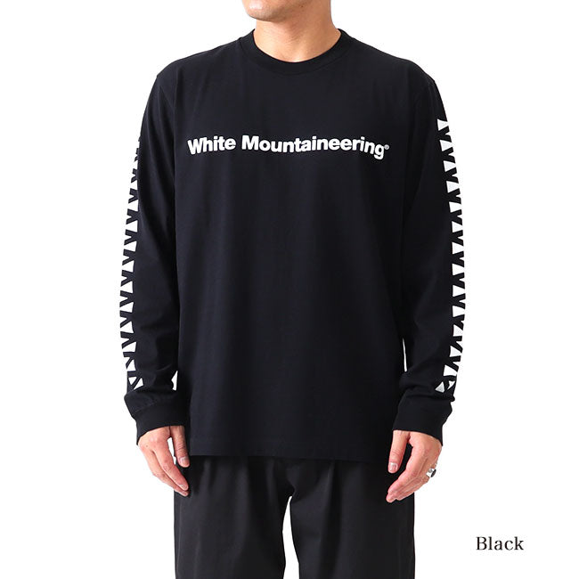 White Mountaineering LOGO PRINTED LONG SLEEVES T-SHIRT RW2171503