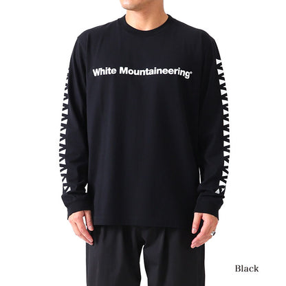 White Mountaineering LOGO PRINTED LONG SLEEVES T-SHIRT RW2171503