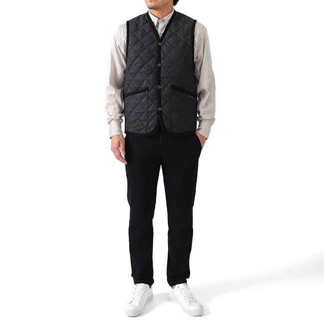 【別注モデル】 LAVENHAM ラベンハム ダブリン キルティング ウールベスト G192020 DUBLIN MENS 20 ジレ メンズ