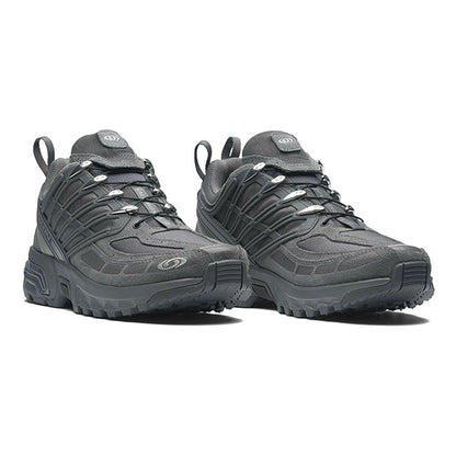 SALOMON SNEAKERS サロモンスニーカーズ ACS PRO LEATHER プロ レザー パフォーマンス スニーカー L47867300 グレー シューズ メンズ レディース
