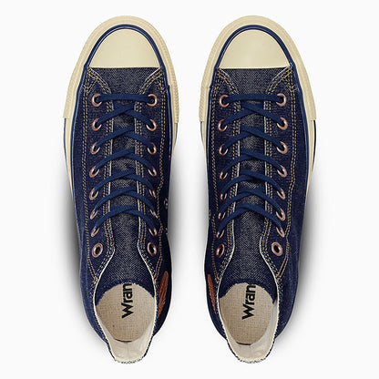 Converse × Wrangler コンバース ラングラー オールスター エイジド ブロークンデニム ハイカットシューズ 31315590 コラボ スニーカー メンズ