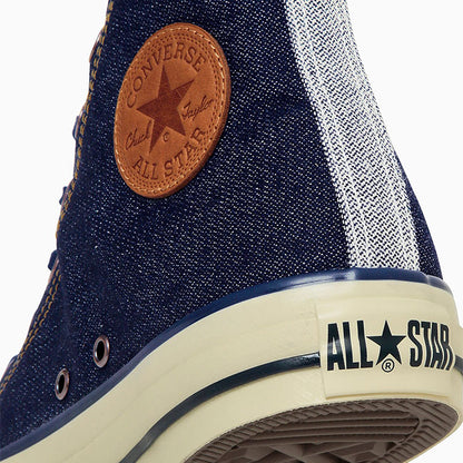 Converse × Wrangler コンバース ラングラー オールスター エイジド ブロークンデニム ハイカットシューズ 31315590 コラボ スニーカー メンズ