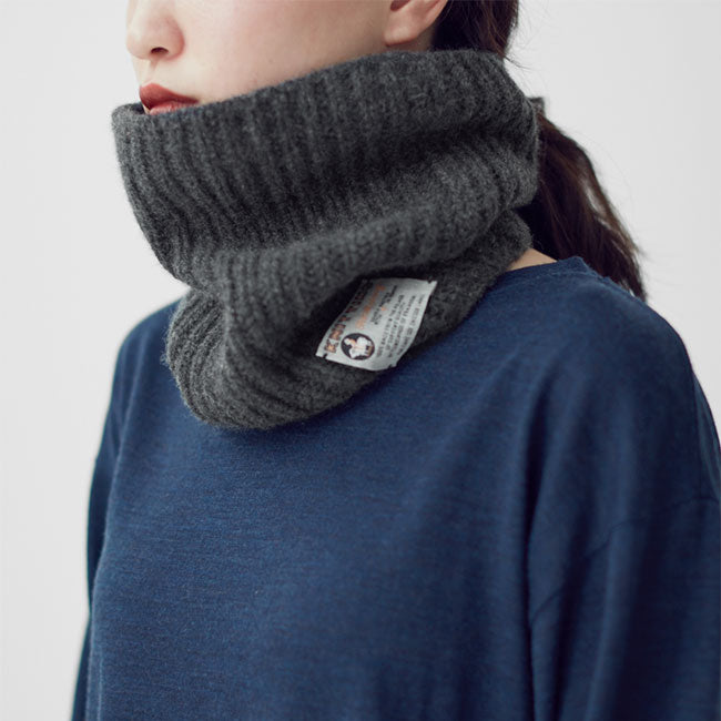 FilMelange フィルメランジェ YARNOLD ヤーノルド ヤクウール ニット ネックウォーマー メンズ レディース ギフト プレゼント