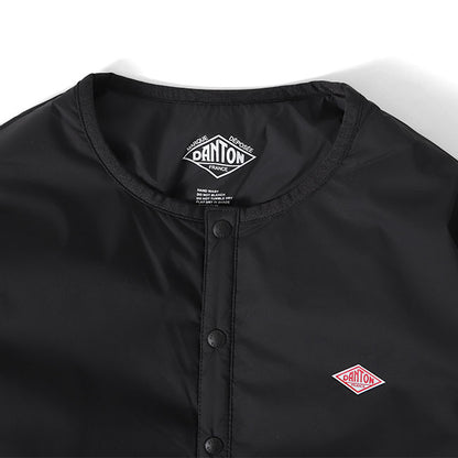 DANTON ダントン プリマロフト インサレーション ノーカラージャケット JD-8885 SBT インナーダウン メンズ