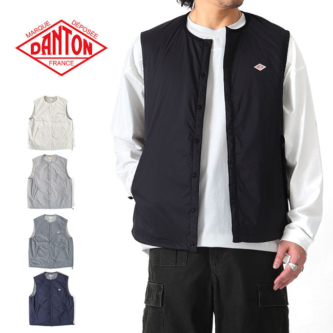 DANTON ダントン インサレーション インナーベスト DT-A0485 SBT DT-A0130c 中綿ベスト プリマロフト メンズ