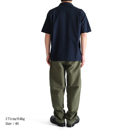 Nigel Cabourn ナイジェルケーボン オープンカラーシャツ 80360011005 80380011005 半袖シャツ (メンズ)