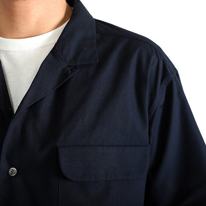 Nigel Cabourn ナイジェルケーボン オープンカラーシャツ 80360011005 80380011005 半袖シャツ (メンズ)