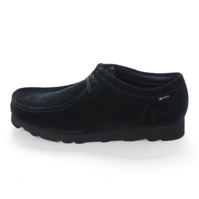 CLARKS クラークス Wallabee GTX ワラビー ゴアテックス スエードレザー モカシンシューズ 26179251 黒 スニーカー メンズ