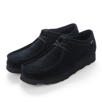 CLARKS クラークス Wallabee GTX ワラビー ゴアテックス スエードレザー モカシンシューズ 26179251 黒 スニーカー メンズ