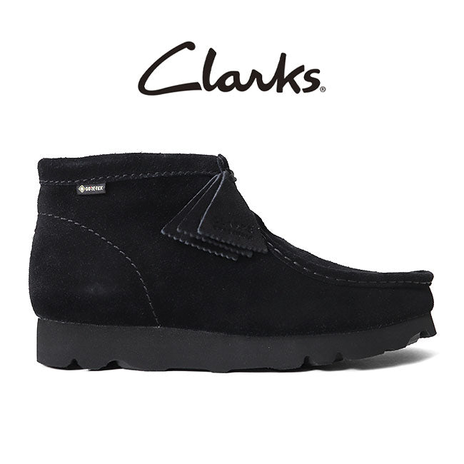 CLARKS クラークス Wallabee BT GTX ワラビーブーツ ゴアテックス スエードレザー モカシンシューズ 26173318 26179256 黒 ブーツ メンズ