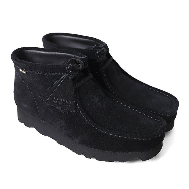 CLARKS クラークス Wallabee BT GTX ワラビーブーツ ゴアテックス スエードレザー モカシンシューズ 26173318 26179256 黒 ブーツ メンズ