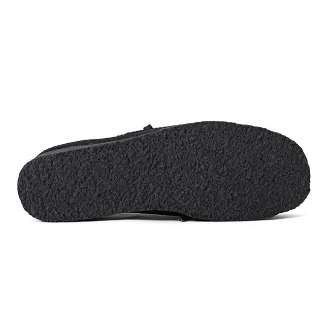 CLARKS クラークス Wallabee Hair On ワラビー ヘアーオン レザー モカシンシューズ 26174031 黒 スニーカー メンズ