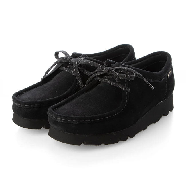 CLARKS クラークス Wallabee GTX ワラビー ゴアテックス スエードレザー モカシンシューズ 26169024 26179258 黒 スニーカー レディース