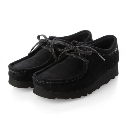 CLARKS クラークス Wallabee GTX ワラビー ゴアテックス スエードレザー モカシンシューズ 26169024 26179258 黒 スニーカー レディース