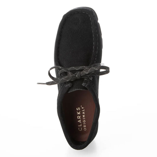 CLARKS クラークス Wallabee GTX ワラビー ゴアテックス スエードレザー モカシンシューズ 26169024 26179258 黒 スニーカー レディース