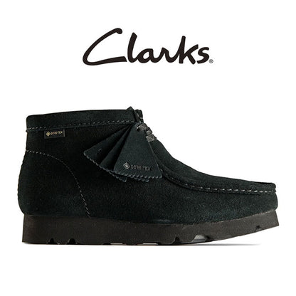 CLARKS クラークス Wallabee BT GTX ワラビーブーツ ゴアテックス スエードレザー モカシンシューズ 26168586 26179260 黒 スニーカー レディース