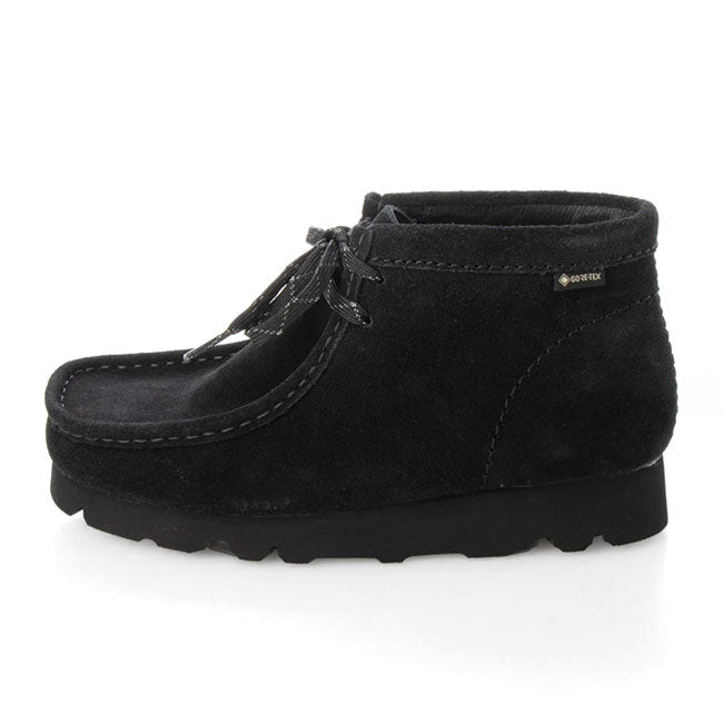 CLARKS クラークス Wallabee BT GTX ワラビーブーツ ゴアテックス スエードレザー モカシンシューズ 26168586 26179260 黒 スニーカー レディース