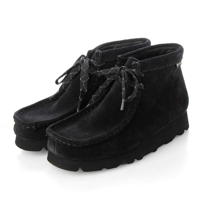 CLARKS クラークス Wallabee BT GTX ワラビーブーツ ゴアテックス スエードレザー モカシンシューズ 26168586 26179260 黒 スニーカー レディース