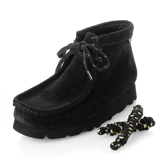 CLARKS クラークス Wallabee BT GTX ワラビーブーツ ゴアテックス スエードレザー モカシンシューズ 26168586 26179260 黒 スニーカー レディース