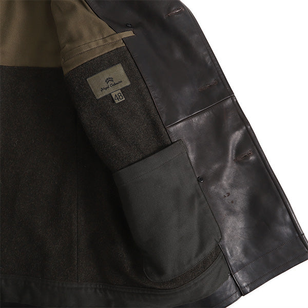 Nigel Cabourn ナイジェルケーボン ジープコート レザージャケット 8037009nigelcabourn ホースハイド カーコート (メンズ)