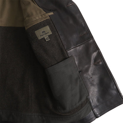 Nigel Cabourn ナイジェルケーボン ジープコート レザージャケット 8037009nigelcabourn ホースハイド カーコート (メンズ)