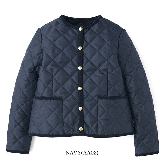 Traditional Weatherwear トラディショナルウェザーウェア ARKLEY アークリー ノーカラー ショート キルティングジャケット L222APQCO0050AA レディース