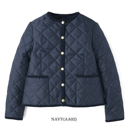 Traditional Weatherwear トラディショナルウェザーウェア ARKLEY アークリー ノーカラー ショート キルティングジャケット L222APQCO0050AA レディース