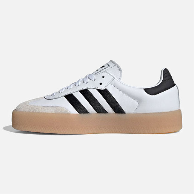 adidas アディダスオリジナルス SAMBAE W モノクロ レザー スニーカー IG5744 白 サンバ シューズ レディース